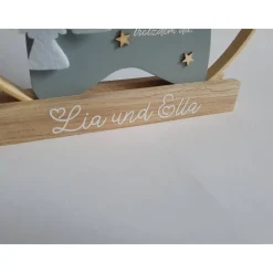 Sternenzwillinge Andenken | Stern personalisiert für Sternenkinder-Zwillinge – Erinnerung 2 Sternenkinder