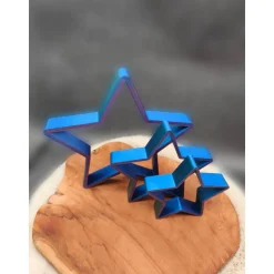 Sterne-Set blau-lila-grün