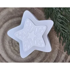 Sternkerzenhalter mit Fach für Blumen oder Geld