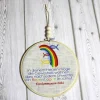 Stickbild „Regenbogen“ Erinnerung Erstkommunion Konfirmation Firmung besonderes Geschenk