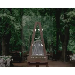 Sticker für Willkommensschild Empfangstafel personalisiert,Wedding Verlobung Willkommensschild Hochzeit, Hochzeitsdeko,H