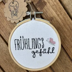 Stickrahmen // Frühlingsgefühl // Ostern // Frühling