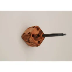 Stiftehalter für Schreibtisch | Form Würfel | L. ca 6 cm | aus Olivenholz | Handmade