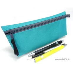 Stiftemäppchen Federmäppchen Kosmetik Pinsel, viele Farben petrol rot royalblau wasserabweisend BuntMixxDESIGN