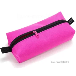 Stiftemäppchen rosa PINK Federmäppchen Universaltasche Schlamper, boxybag Kosmetik, by BuntMixxDESIGN