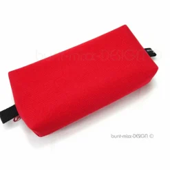 Stiftemäppchen ROT Federmäppchen Universaltasche Schlamper, boxybag Kosmetik, by BuntMixxDESIGN