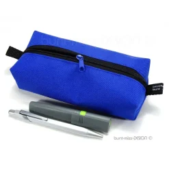 Stiftemäppchen royalblau BLAU Federmäppchen Universaltasche Schlamper, boxybag Kosmetik, by BuntMixxDESIGN