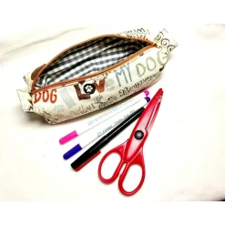 Stifterolle, Schlampermäppchen, „ I Love my Dog", Hund, Geschenk, Schulbedarf, Schulstart