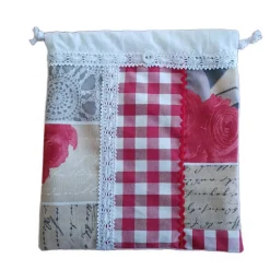 Stoffbeutel Geschenkverpackung Patchwork Unikat handgemacht Baumwolle