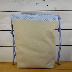 Stoffbeutel, Projekttasche, Geschenkebeutel, Ostertasche, bestickt