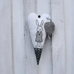 Stoffherz Hasenjunge - Frühling - Ostern