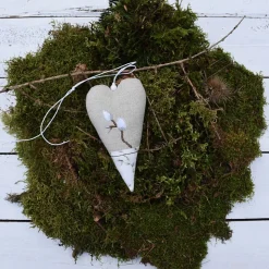 Stoffherz Weidenkätzchen