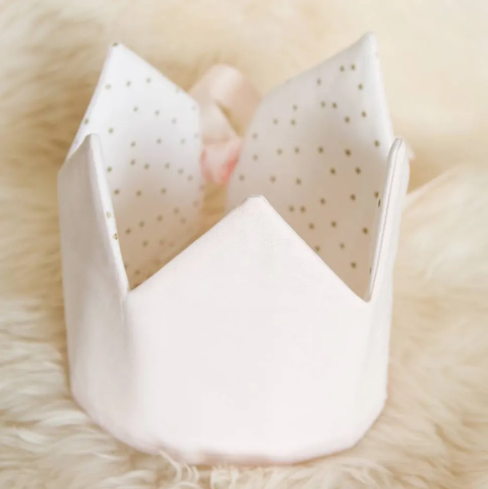 Stoffkrone  Geburtstagskrone  Kinderkrone