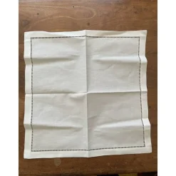 Stoffserviette 40 x 40 cm, mit Lochsaum