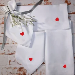 Stoffservietten Hochzeit Geburtstag mit Herz