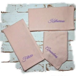 Stoffservietten mit Namen Hochzeit Geburtstag Taufe