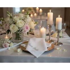 Stoffservietten personalisiert Geburtstag Hochzeit