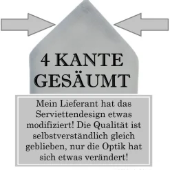 Stoffservietten personalisiert Geburtstag Hochzeit