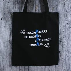 Stofftasche **PAPA2** von ZWEIFARBIG Einkaufsbeutel Baumwolltasche Stoffbeutel Geburtstag Geschenk Vatertag