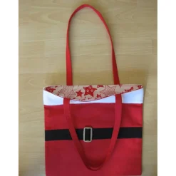 Stofftbeutel Nikolaus aus Baumwolle handgemacht