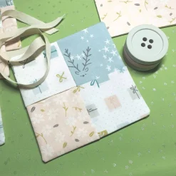 Stoffuntersetzer und Geschenkverpackung mit Geheimfach – zero waste