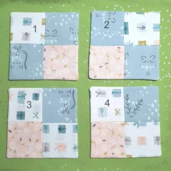 Stoffuntersetzer und Geschenkverpackung mit Geheimfach – zero waste