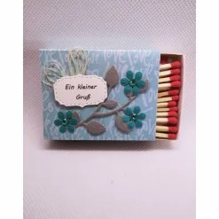 Streichholzschachtel medium "ein kleiner Gruß"