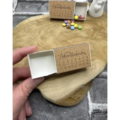 Streichholzschachtel-Adventskalender | Mitbringsel | Gastgeschenk | Kleinigkeit | zum selbst befüllen