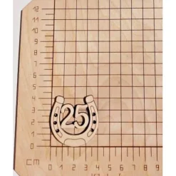 Streudeko 25 Geburtstag Tischstreu Deko Holz Jubiläum zum basteln dekorieren u. verzieren DIY