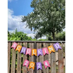 Super schöne Girlande zum Abitur, ABI 2026 in Grün und Beige mit silberner Schrift #Abi #Abitur #Abschluss