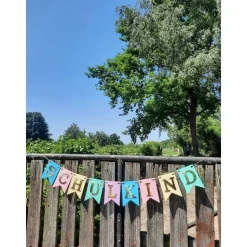 Super schöne Girlande zum Schulanfang auf Wunsch personalisiert mit Wunschnamen Schulkind Girlande in Pastellfarben