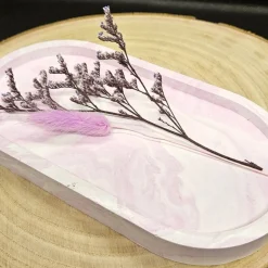 Tablett in Marmoroptik für Tassen, Tischdekoration oder als Geschenk für den Umzug