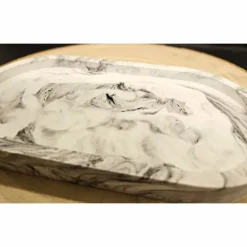 Tablett in Marmoroptik für Tassen, Tischdekoration oder als Geschenk für den Umzug