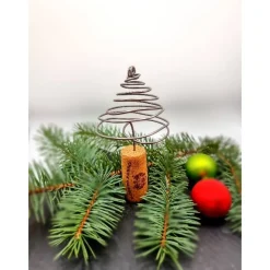 Tannenbaum Aludraht Weinkorken Sektkorken Upcycling