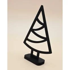 Tannenbaum aus Holz Line Art minimalistisches Design moderner abstrakter Weihnachtsbaum Weihnachtsdeko Weihnachten Deko