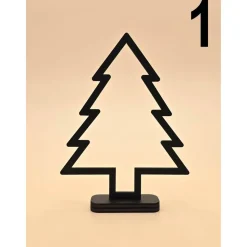 Tannenbaum aus Holz Line Art minimalistisches Design moderner abstrakter Weihnachtsbaum Weihnachtsdeko Weihnachten Deko