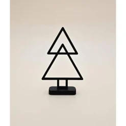 Tannenbaum aus Holz Line Art minimalistisches Design moderner abstrakter Weihnachtsbaum Weihnachtsdeko Weihnachten deko