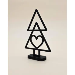 Tannenbaum aus Holz Line Art minimalistisches Design moderner abstrakter Weihnachtsbaum Weihnachtsdeko Weihnachten deko