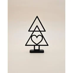 Tannenbaum aus Holz Line Art minimalistisches Design moderner abstrakter Weihnachtsbaum Weihnachtsdeko Weihnachten deko