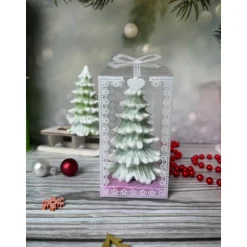 Tannenbaum Seife 3D – Handgemachte Duftseife mit Kiefern, Zimt & Zedernholz