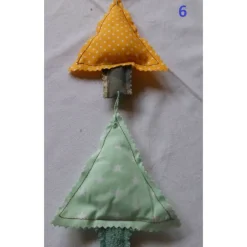 Tannenbaumgirlande – Advents- und Weihnachtsdeko für Tür, Fenster & Wand aus Baumwolle