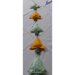 Tannenbaumgirlande – Advents- und Weihnachtsdeko für Tür, Fenster & Wand aus Baumwolle