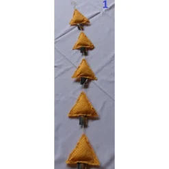 Tannenbaumgirlande – Weihnachtsdeko für Tür, Fenster & Wand, 5 Bäume, ca 85-90cm