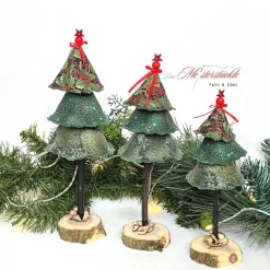 Tannenbäumchen Stoffbaum tannengrün – Handgemachte Deko in 3 Größen