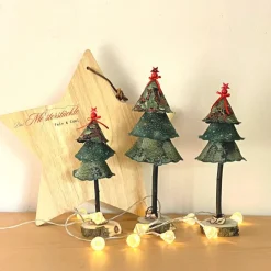 Tannenbäumchen Stoffbaum tannengrün – Handgemachte Deko in 3 Größen