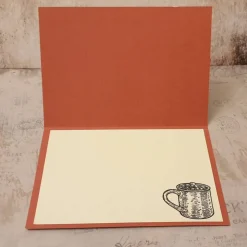 Tannenzweige - Kerze - Weihnachtskarte