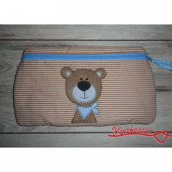 Tasche mit Bär, Tier, Kind, Bärchen, Honig, beige-weiß, super süß !