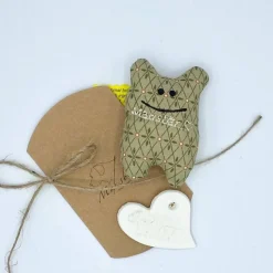 Taschenmausbär, Taschenfreund, Trösterle, kleiner Freund, Glücksbringer