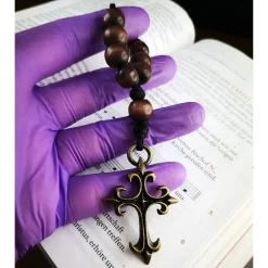 Taschenrosenkranz, Fingerrosenkranz,katholischer Rosenkranz, bunt