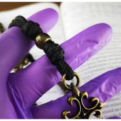 Taschenrosenkranz, Fingerrosenkranz,katholischer Rosenkranz, Metall